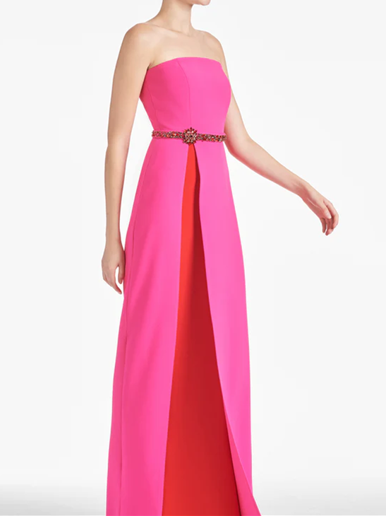 Robes de Mère de la Mariée Fourreau/Colonne Sans Bretelles Longueur Au Sol