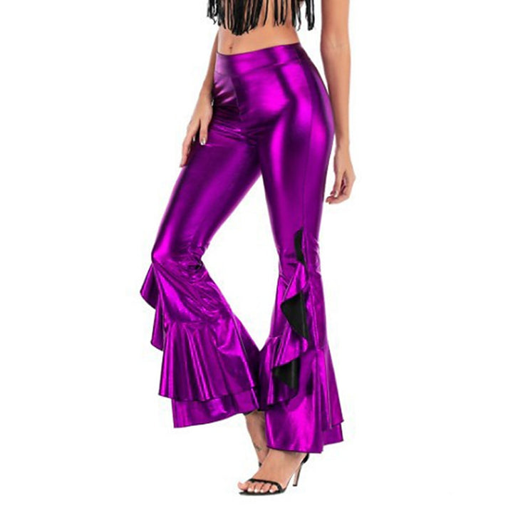 Pantalon Cloche de Couleur Unie Style Hip-Pop