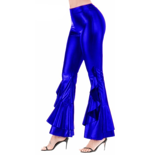 Pantalon Cloche de Couleur Unie Style Hip-Pop