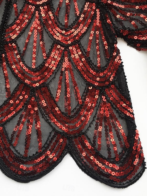 Châles de Manteau Des Années 1920, Châle de Fête Vintage à Paillettes pour Femmes