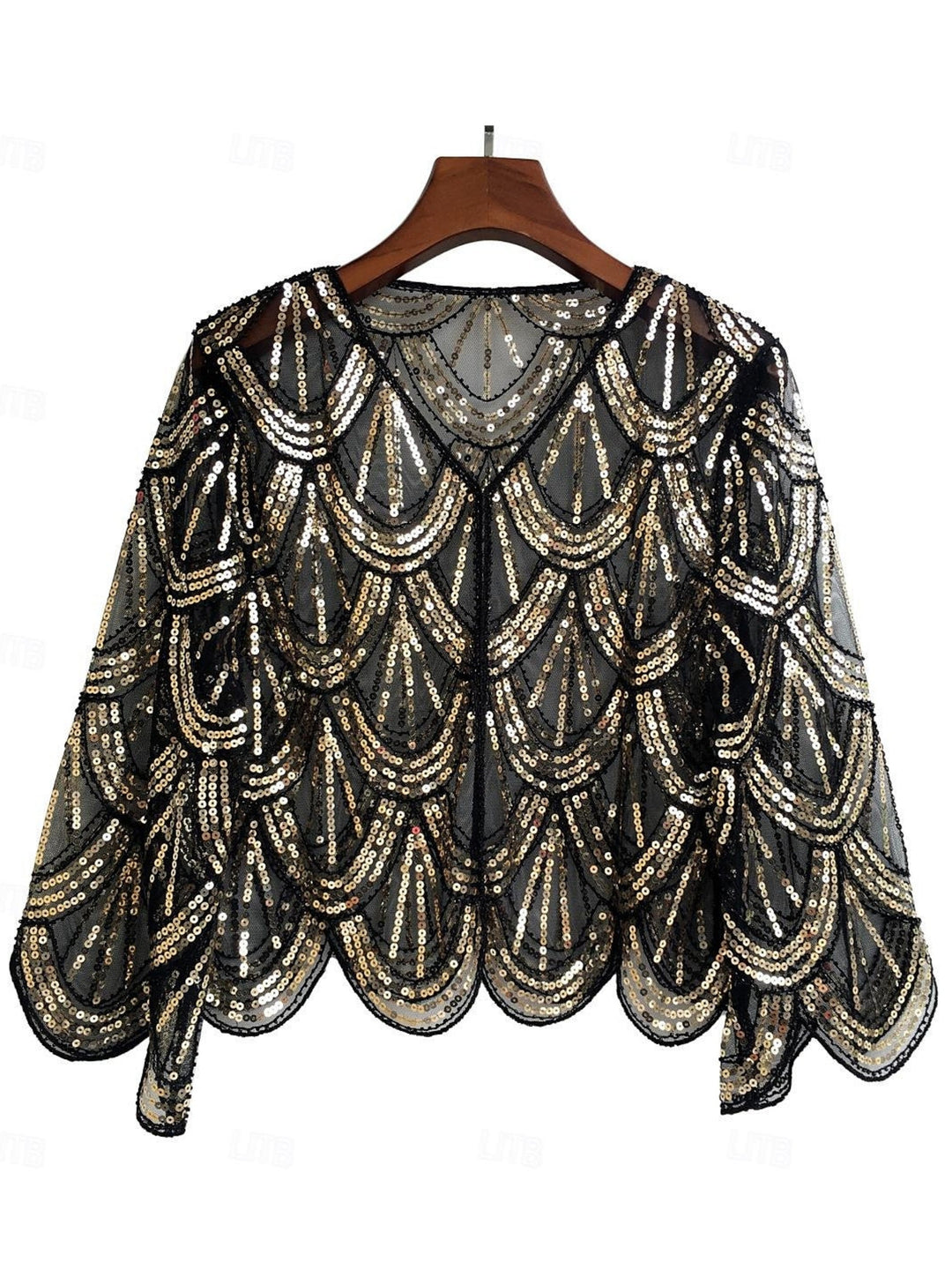 Châles de Manteau Des Années 1920, Châle de Fête Vintage à Paillettes pour Femmes