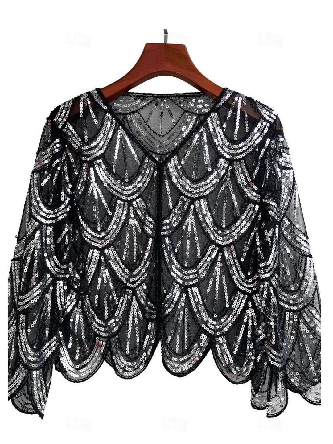 Châles de Manteau Des Années 1920, Châle de Fête Vintage à Paillettes pour Femmes