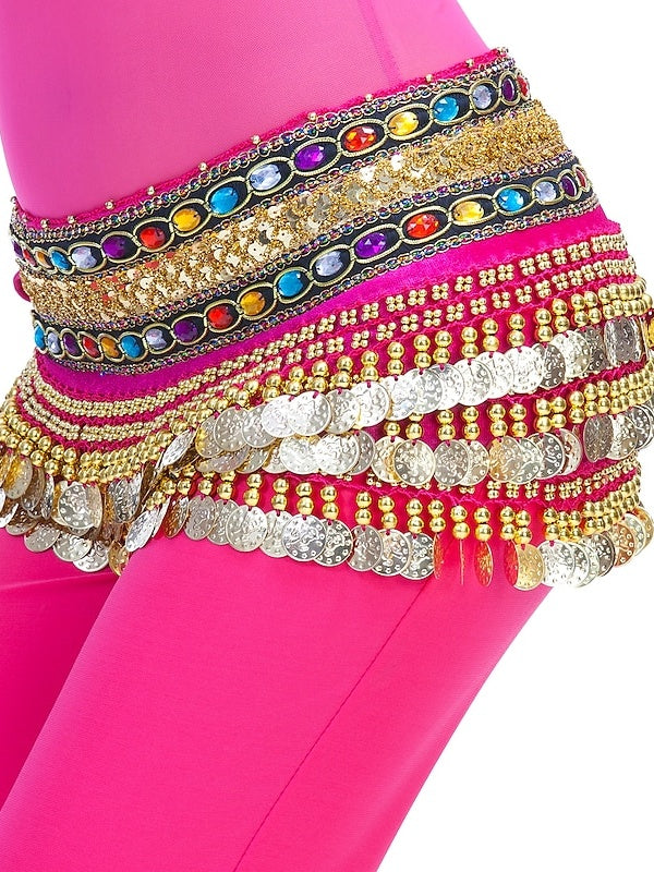 Perles de Pièces de Danse Du Ventre Cristaux / Strass Formation pour Femmes