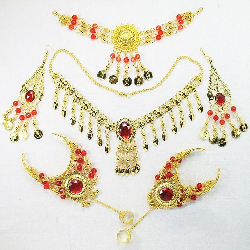 Coiffes de Danse Du Ventre Collier en Métal pour Femme