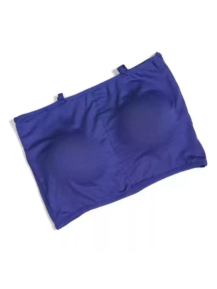 Soutien-Gorge Sans Bretelles en Coton de Couleur Unie Minimaliste pour Danse Du Ventre Quotidienne