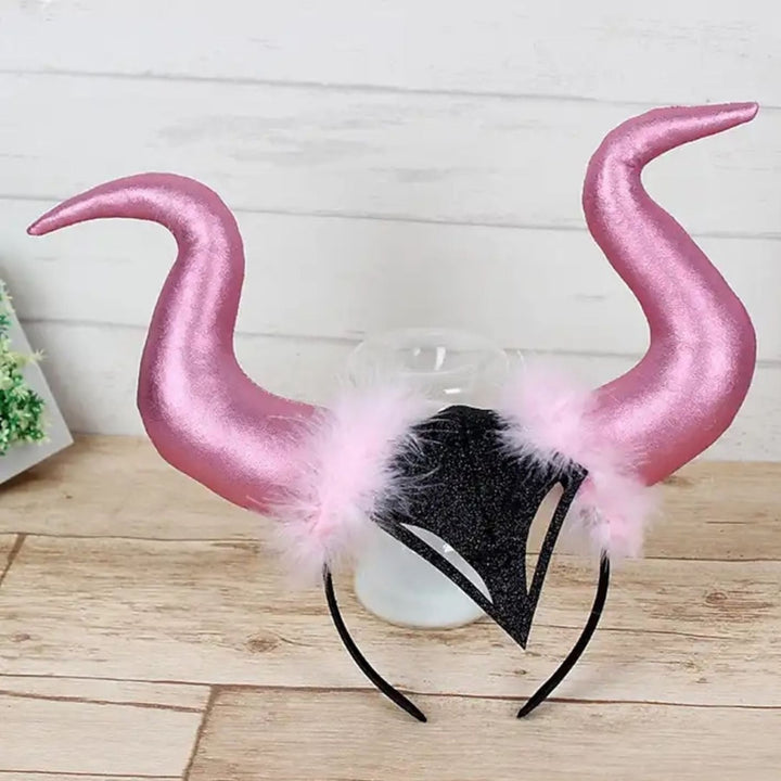 Accessoire de Décoration pour Coiffe de Diable en Forme de Grande Corne D'Halloween
