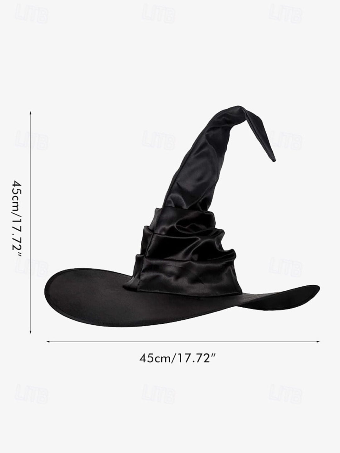 Costume de Sorcière Pointue en Forme D'Araignée Noire pour Halloween