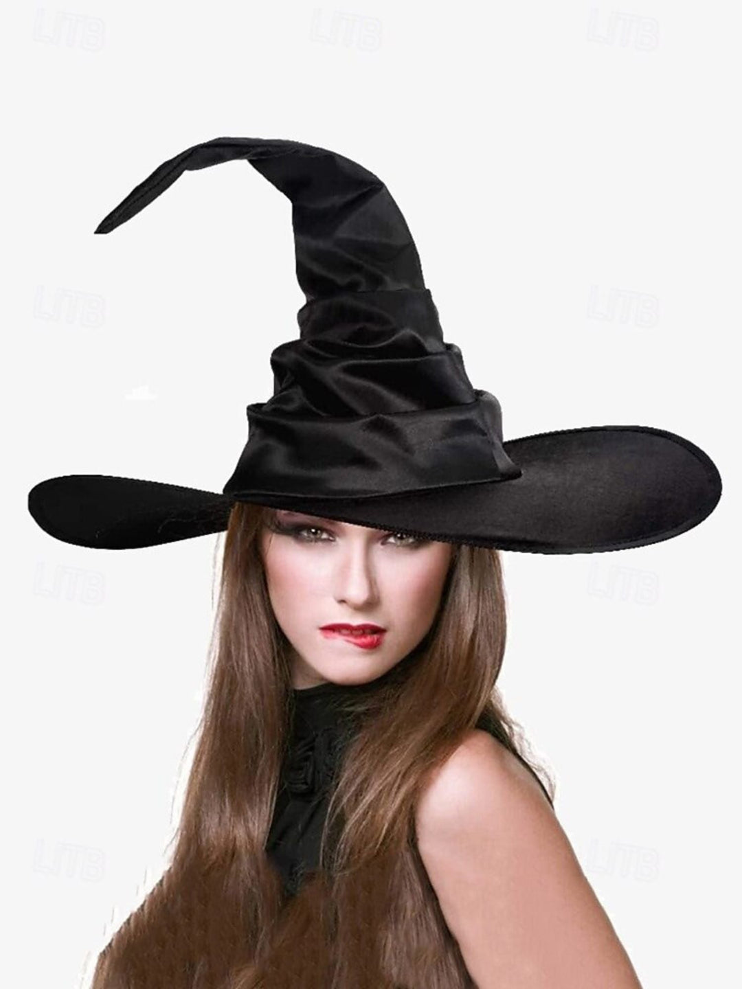 Costume de Sorcière Pointue en Forme D'Araignée Noire pour Halloween