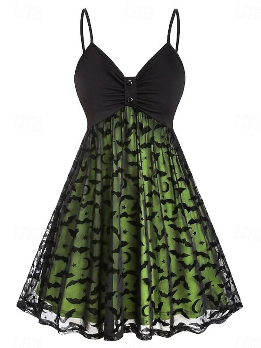 Robe de Soirée Sexy A-Line/Princess à Col en V Sans Manches Au Genou pour Costume de Spectacle D'Halloween
