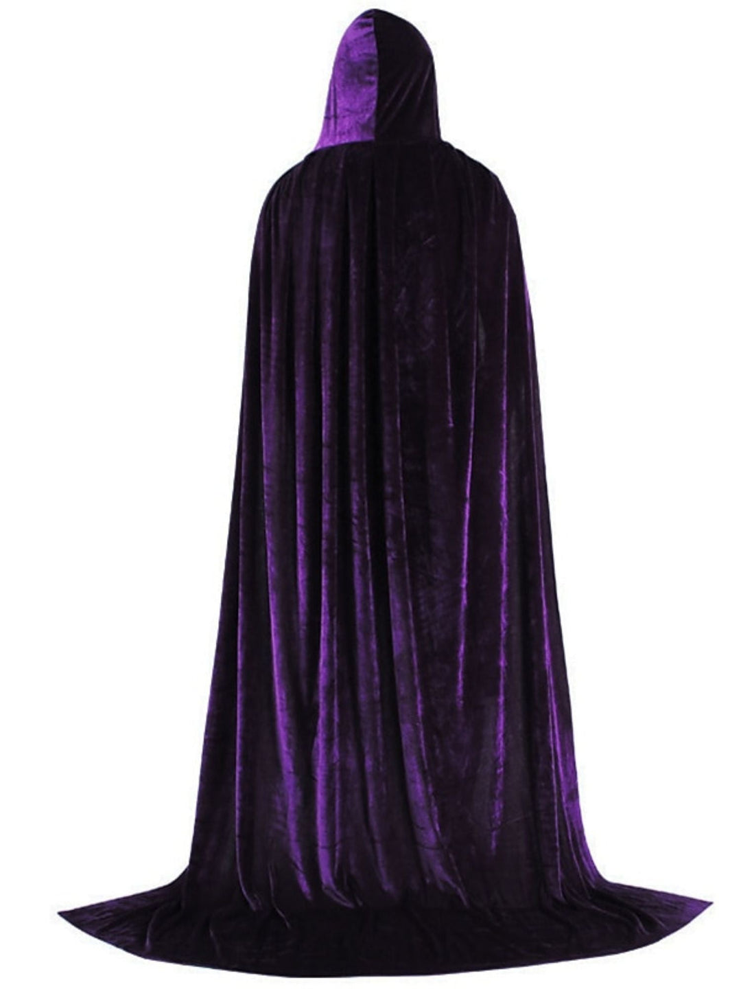 Cape à Capuche de Sorcière D'Halloween pour Déguisement de Mascarade