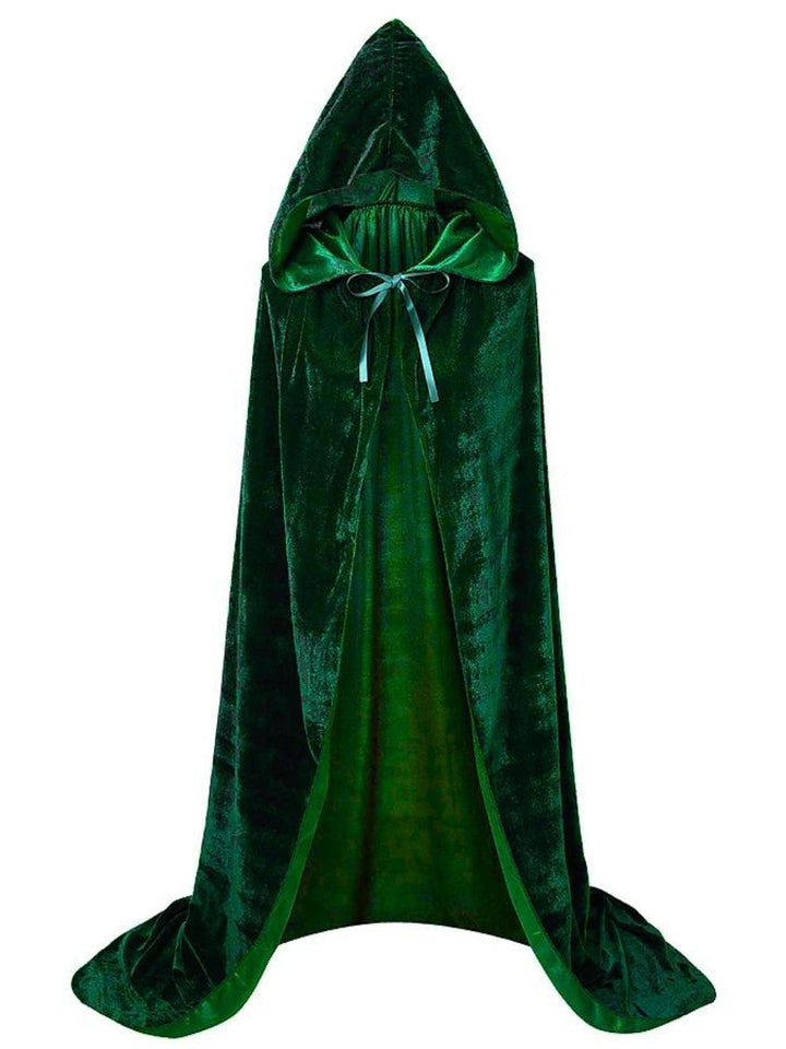 Cape à Capuche de Sorcière D'Halloween pour Déguisement de Mascarade