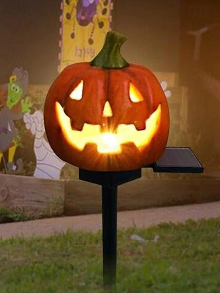 Lumières Solaires Décoratives en Forme de Citrouille pour L'Extérieur et la Cour D'Halloween