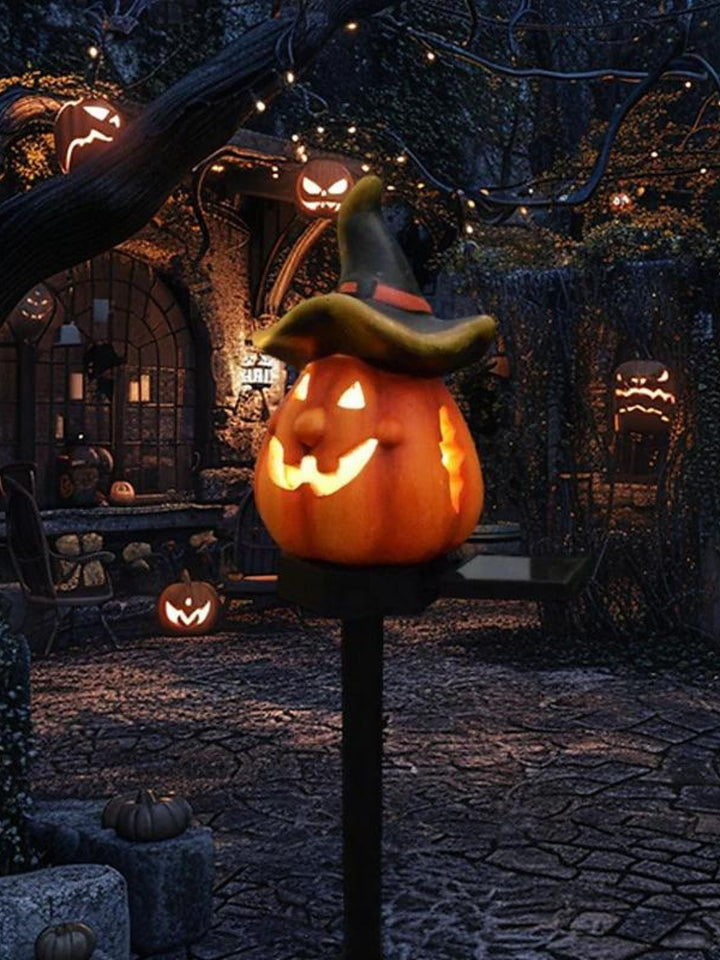 Lumières Solaires Décoratives en Forme de Citrouille pour L'Extérieur et la Cour D'Halloween