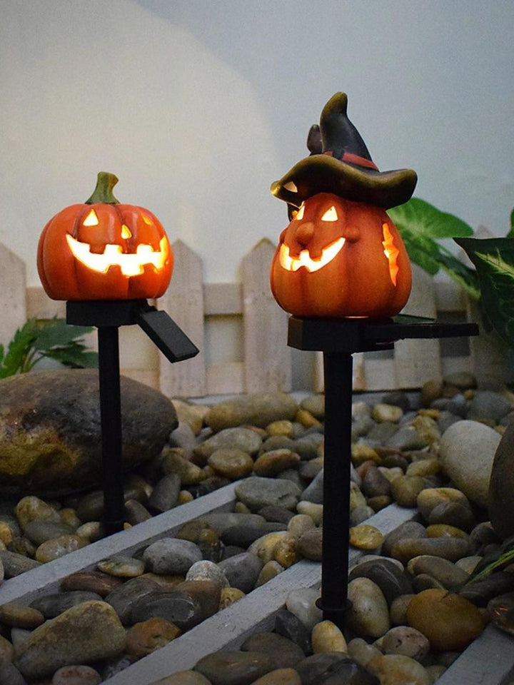Lumières Solaires Décoratives en Forme de Citrouille pour L'Extérieur et la Cour D'Halloween
