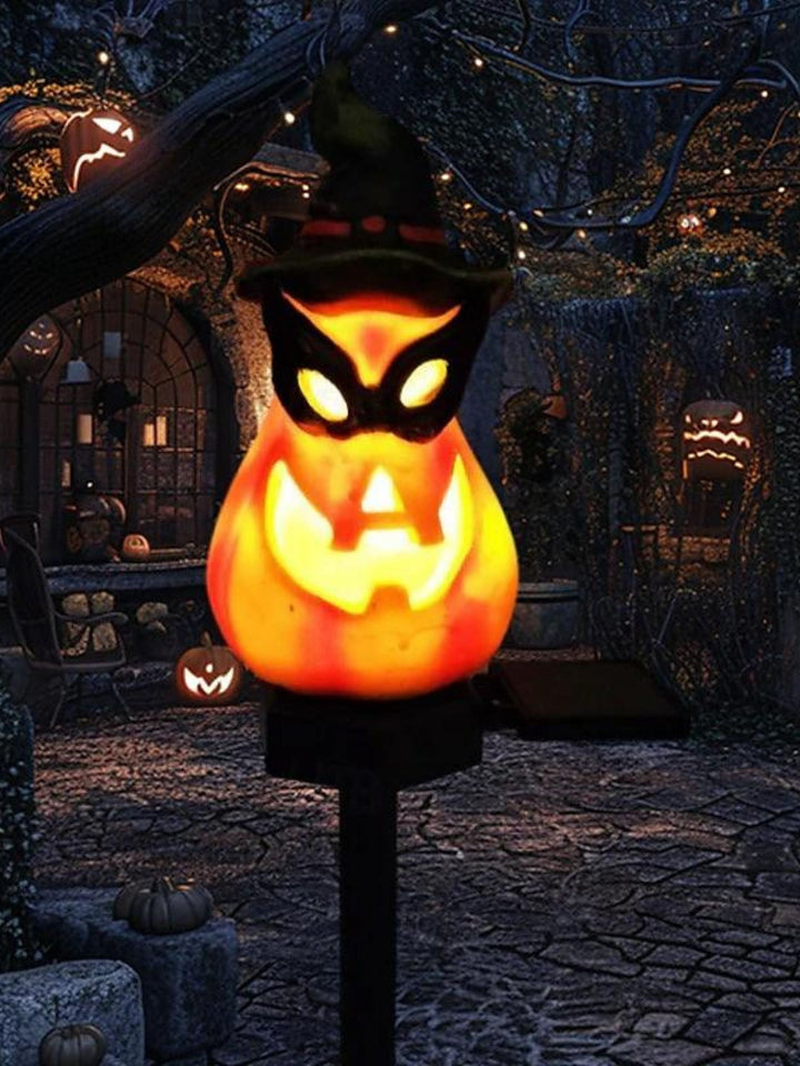 Lumières Solaires Décoratives en Forme de Citrouille pour L'Extérieur et la Cour D'Halloween