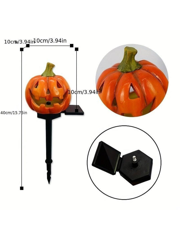 Lumières Solaires Décoratives en Forme de Citrouille pour L'Extérieur et la Cour D'Halloween