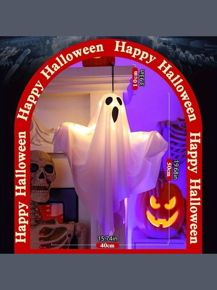 Lumière Décorative D'Ambiance à Suspendre en Forme de Fantôme pour Halloween