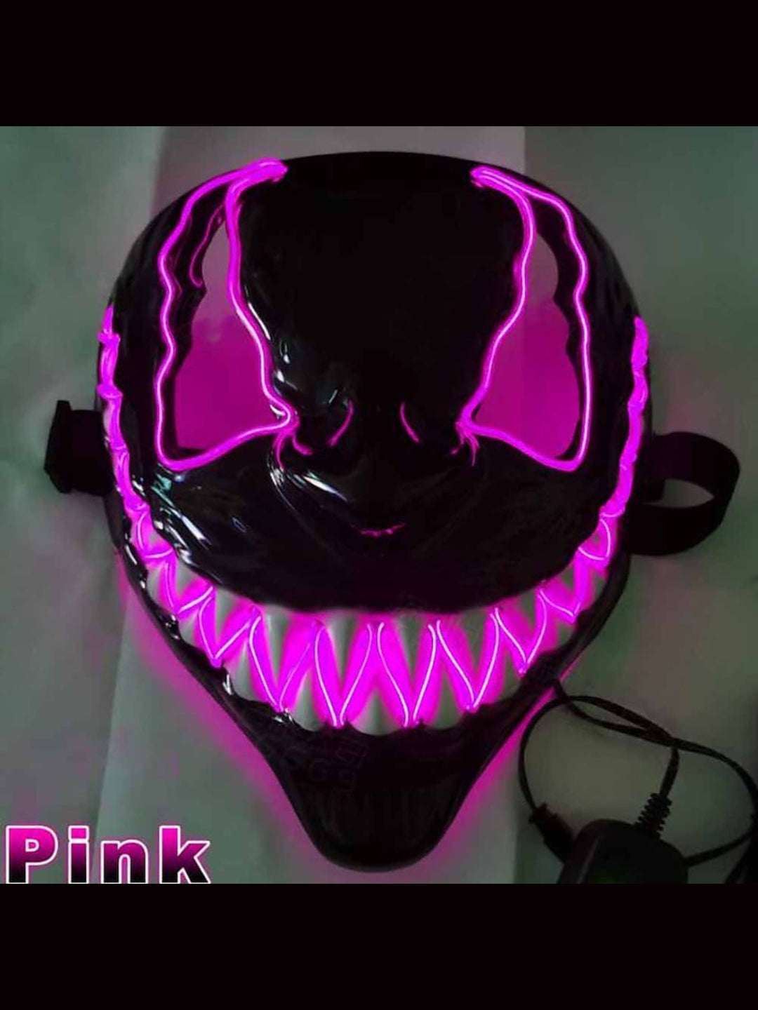 Masque de Diable Lumineux à led pour Halloween - Accessoires de Mascarade