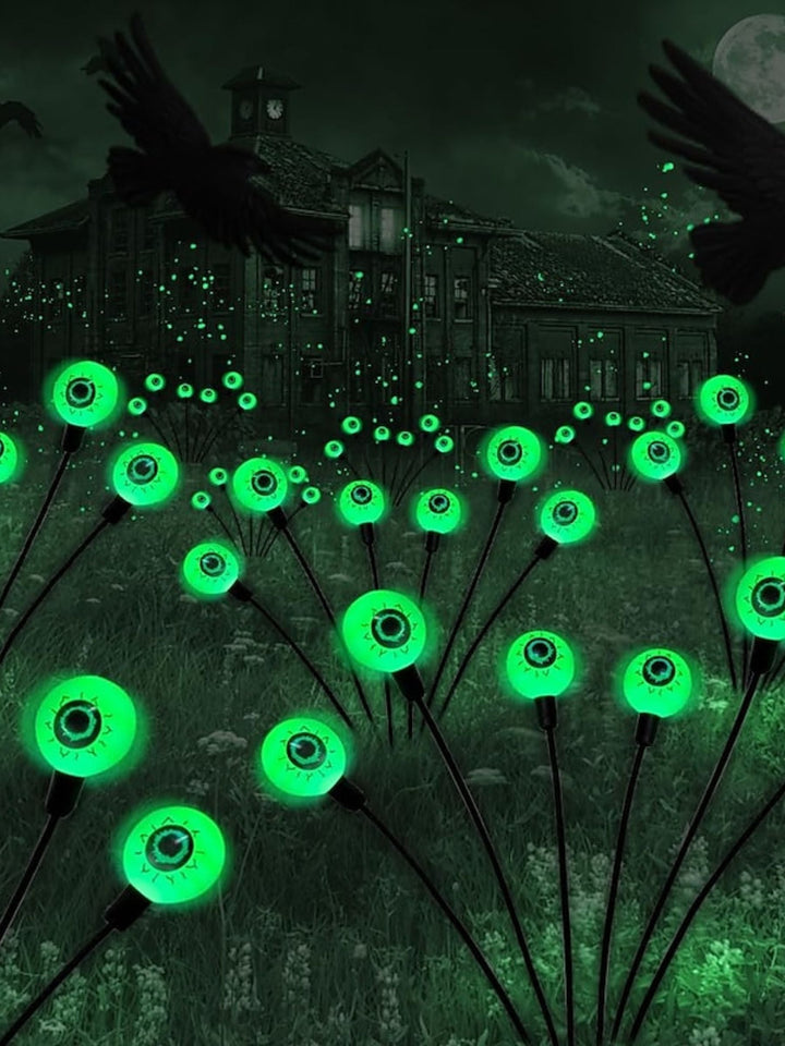 Lumières D'Ambiance D'Horreur de Globe Oculaire de Fantôme de Luciole Verte D'Halloween