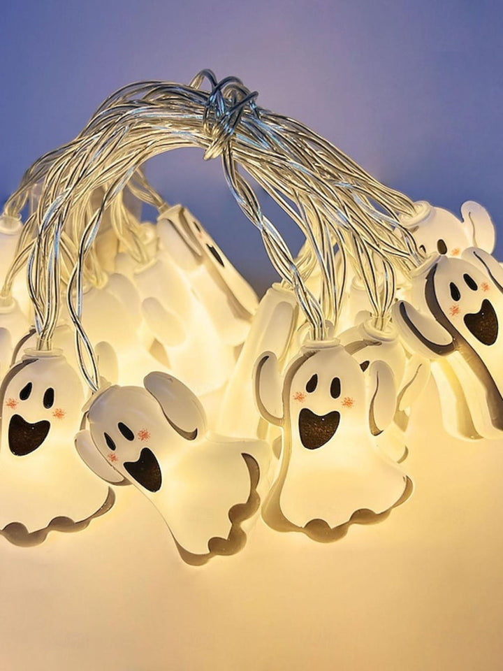 Mini Guirlande Lumineuse Décorative en Forme de Citrouille D'Halloween