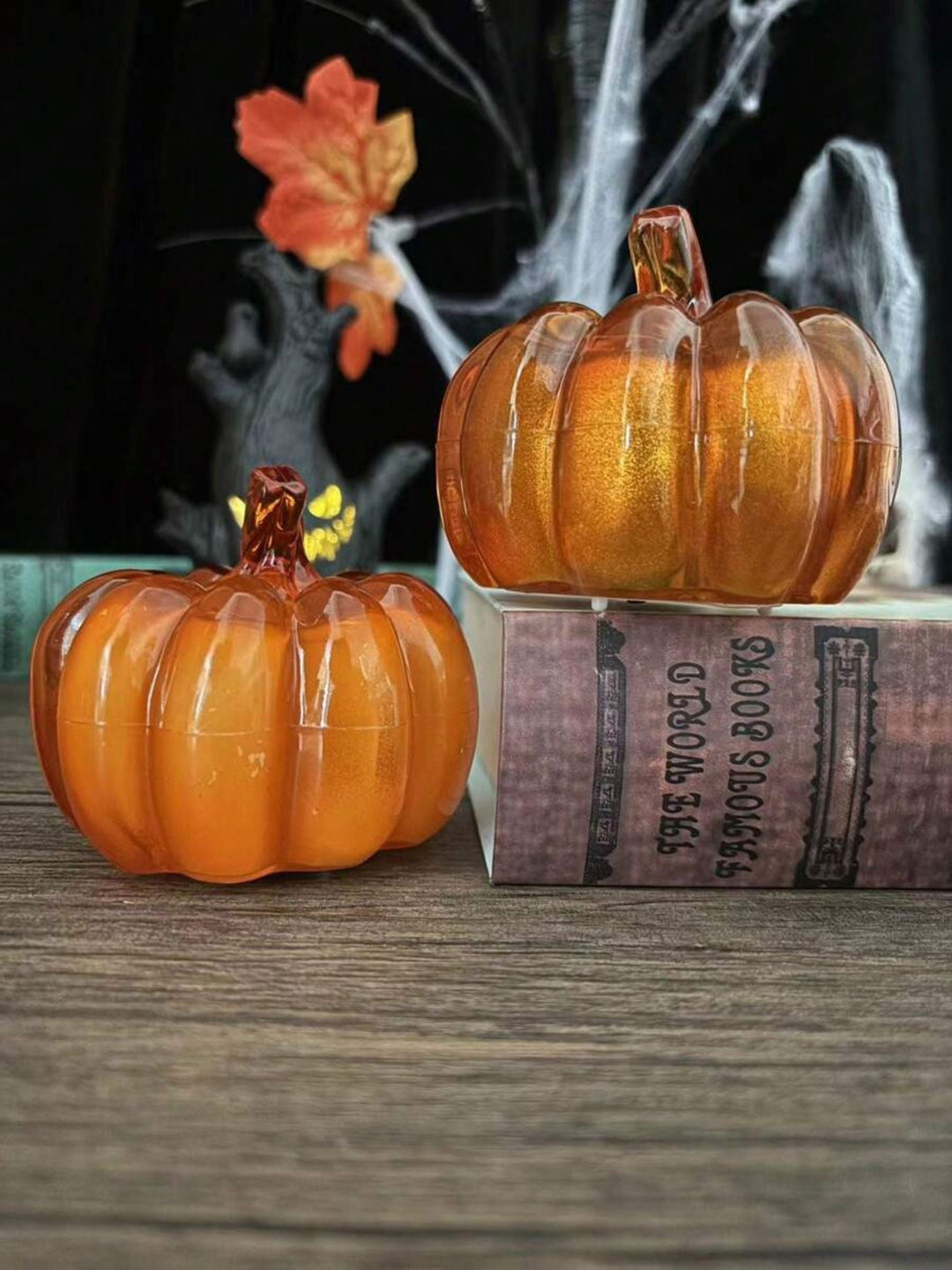 Décoration de Bureau en Forme de Citrouille pour Halloween