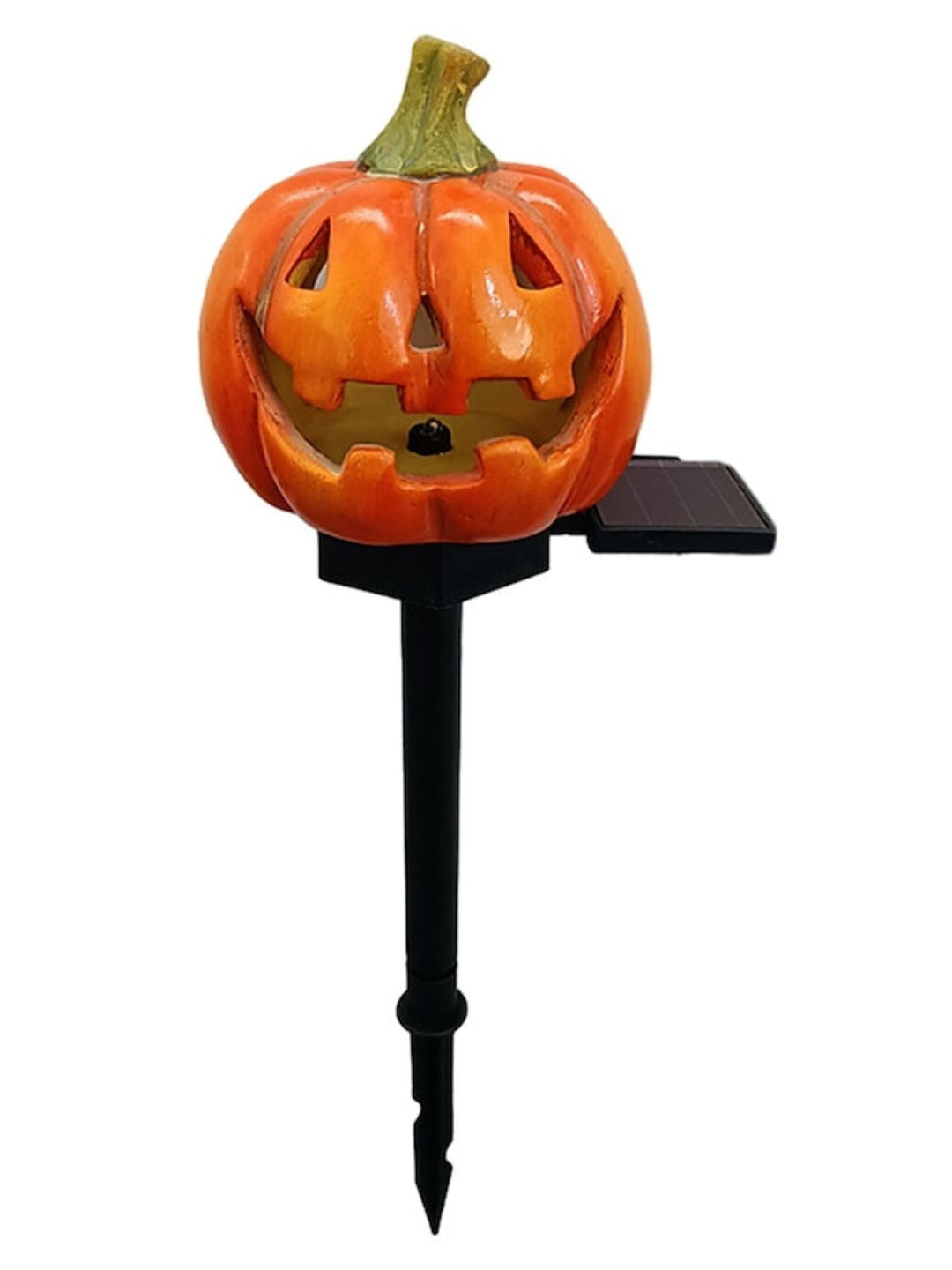 Lanterne Décorative à Insérer Au Sol de la Pelouse en Forme de Citrouille Solaire D'Halloween