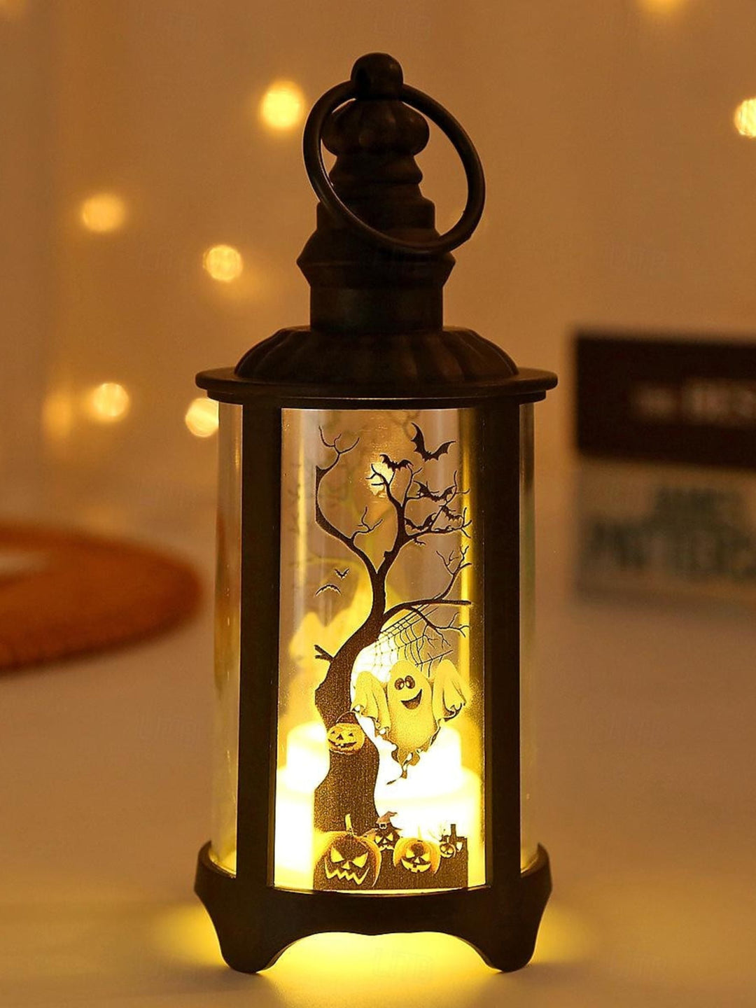 Lumières Éoliennes Créatives Vintage pour Halloween, Accessoires D'Ambiance Décoratifs