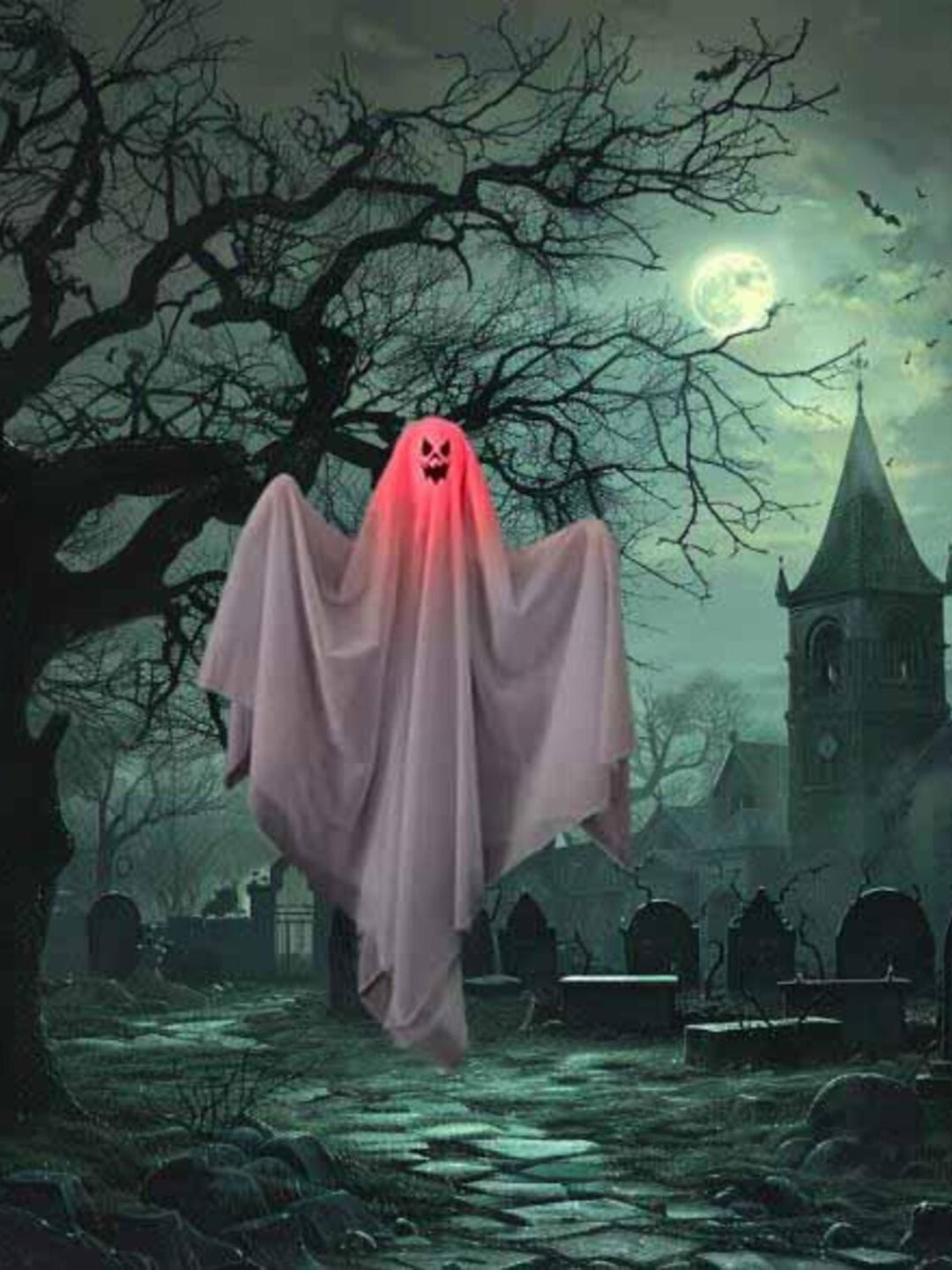 Lumière D'Ambiance Effrayante à led Suspendue pour Halloween