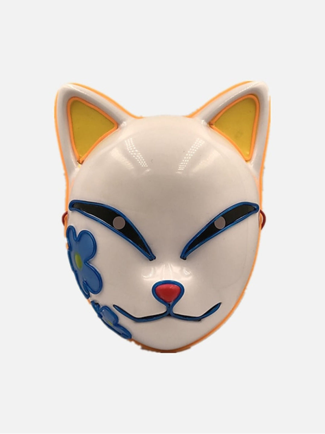 Masque Lumineux Classique D'Halloween pour Cosplay
