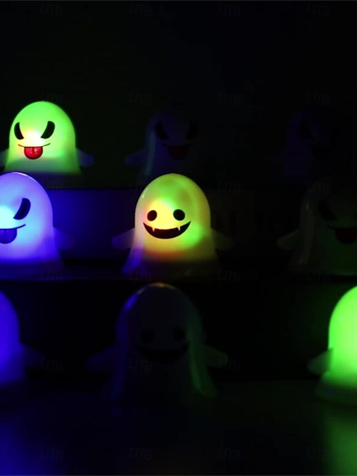 Lumières Décoratives Fantômes pour Fête à Thème Effrayante D'Halloween
