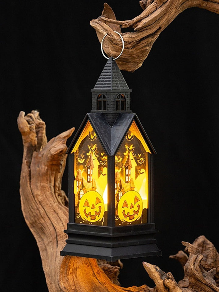 Lampe de Table à Bougie led Noire Rétro pour Halloween