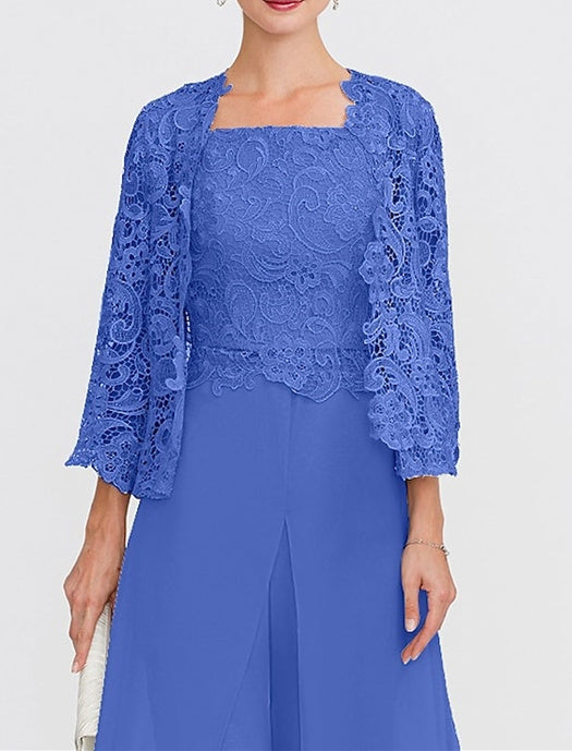 Châle/Boléro en Dentelle Florale à Manches 3/4 pour Invité de Mariage pour Femme