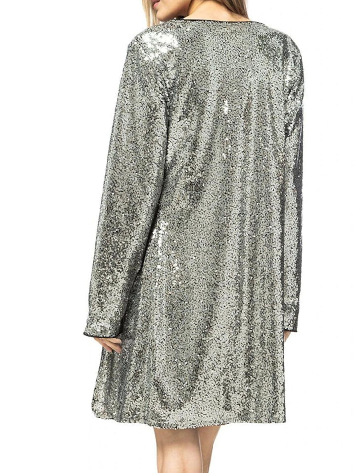 Manteaux/Vestes à Manches Longues pour Femmes, à Paillettes Scintillantes, pour Invités de Mariage