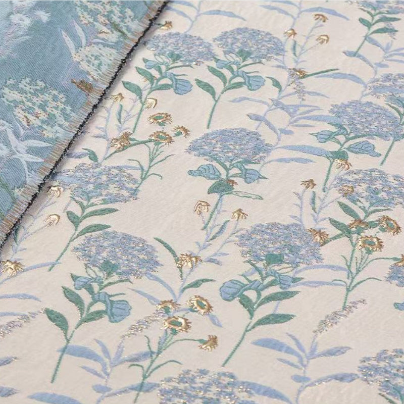Robe de soirée en jacquard, une épaule, coupe trompette/sirène, sans manches, longueur cheville, volants, ceinture, à motifs floraux