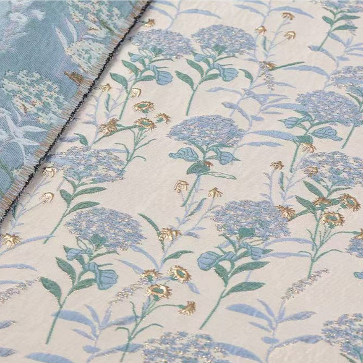Robe de soirée en jacquard, une épaule, coupe trompette/sirène, sans manches, longueur cheville, volants, ceinture, à motifs floraux