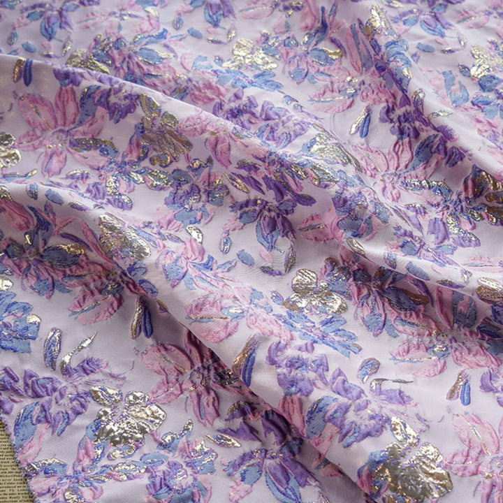 Ligne A/Princesse Col Carré Jacquard Robe cocktail avec Nœud Papillon Longueur du Thé Florale Sans Manches Formelle