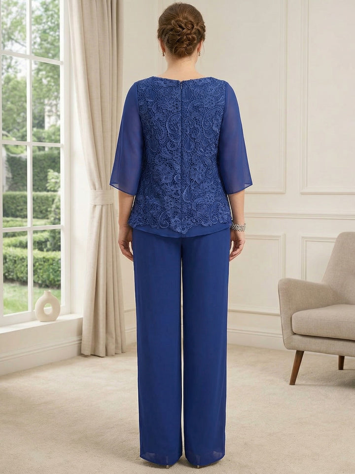 Robes de Mère de la Mariée,Tailleur-pantalon en dentelle