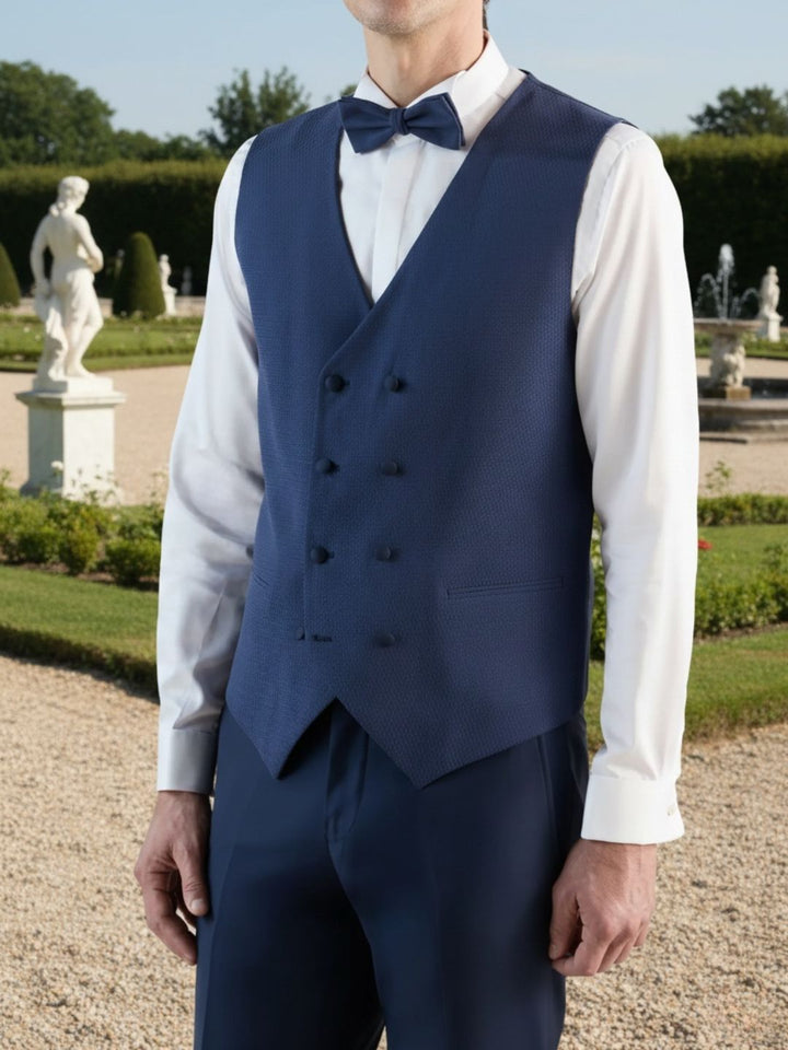 Costume formel 3 pièces bleu marine