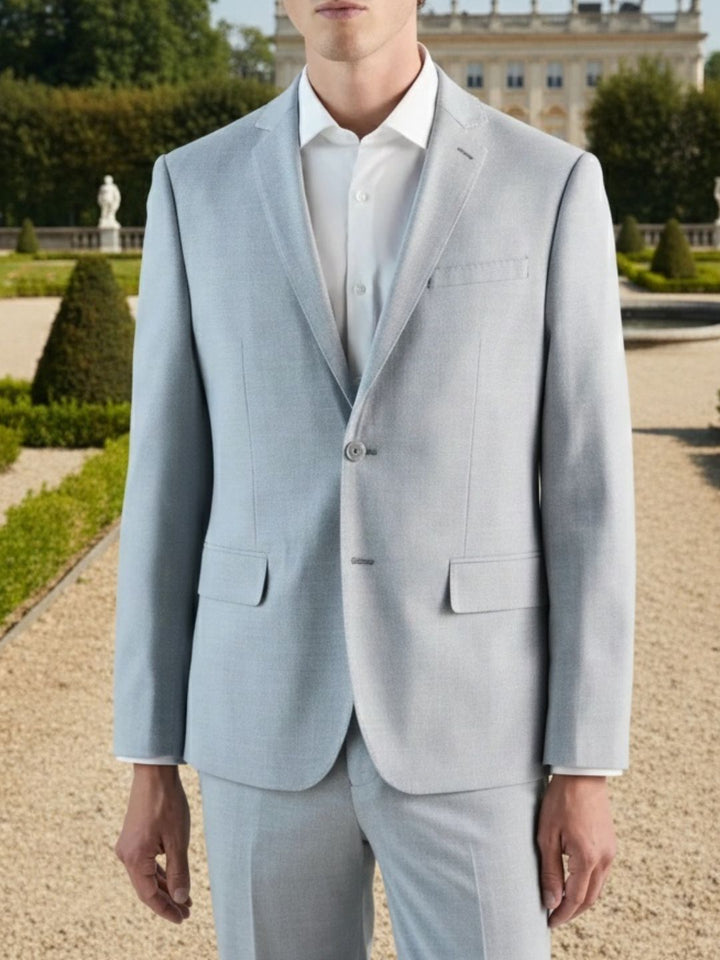 Costume bleu ciel 2 boutons