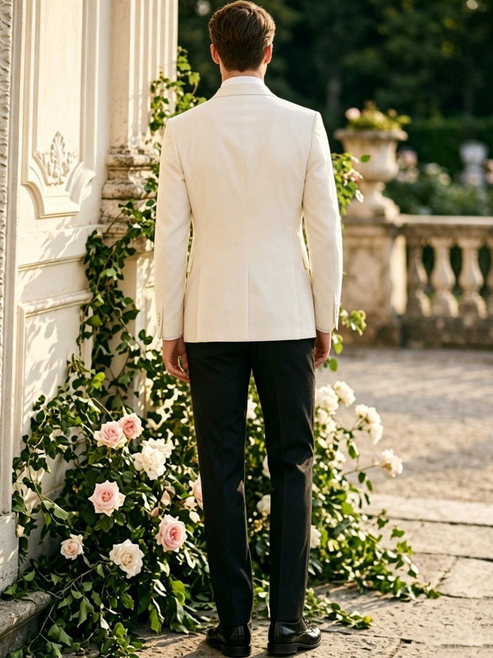 Veste homme de costume, 2 pièces, croisé en laine