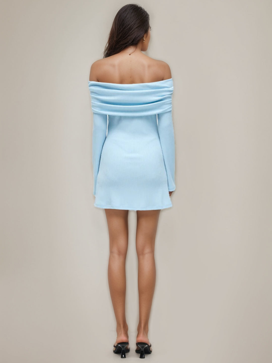 Gaine/Colonne Robe de Soirée Longue Manches Mini Décolleté