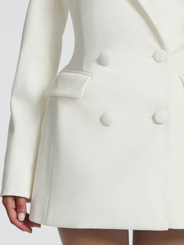 Blazer croisé pour femme avec taille cintrée