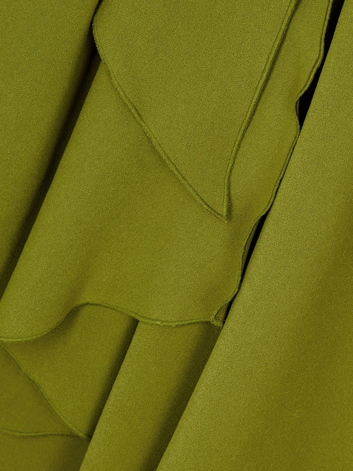 Trompette/Sirène Robe Décolleté Longueur de La Cheville Manches Longues