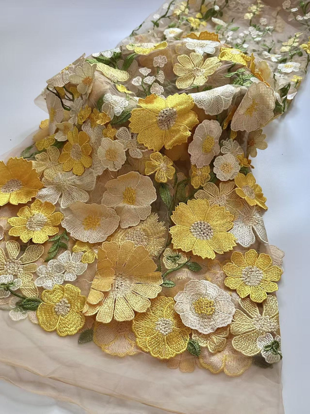 Robe mère de la mariée ligne A, col rond, manches longues, longueur midi, appliques