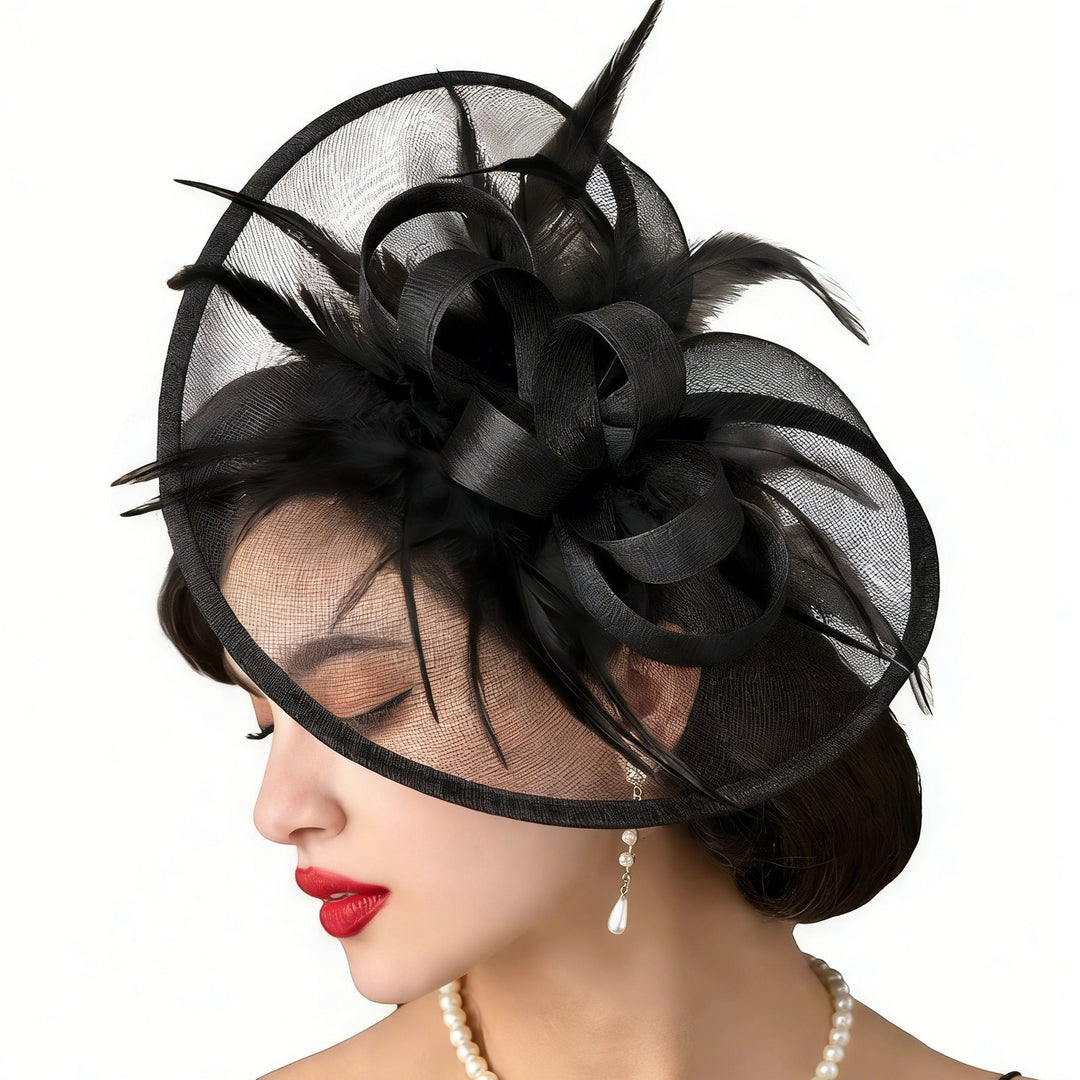 Fascinateur à plumes pour mère de la mariée – S'accorde à la tenue