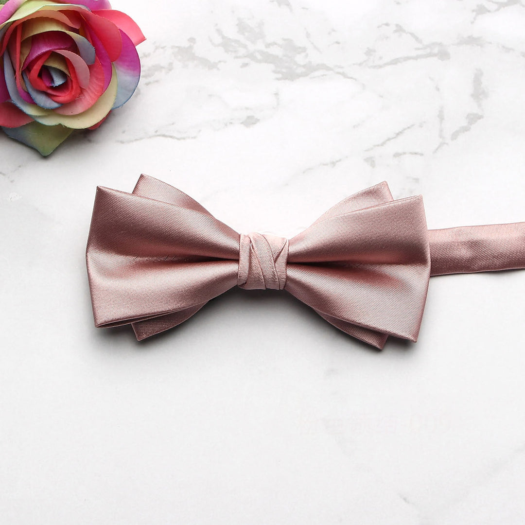Nœud Papillon De Couleur Unie Pour Homme, Mode Travail Mariage Formel Classique Rétro