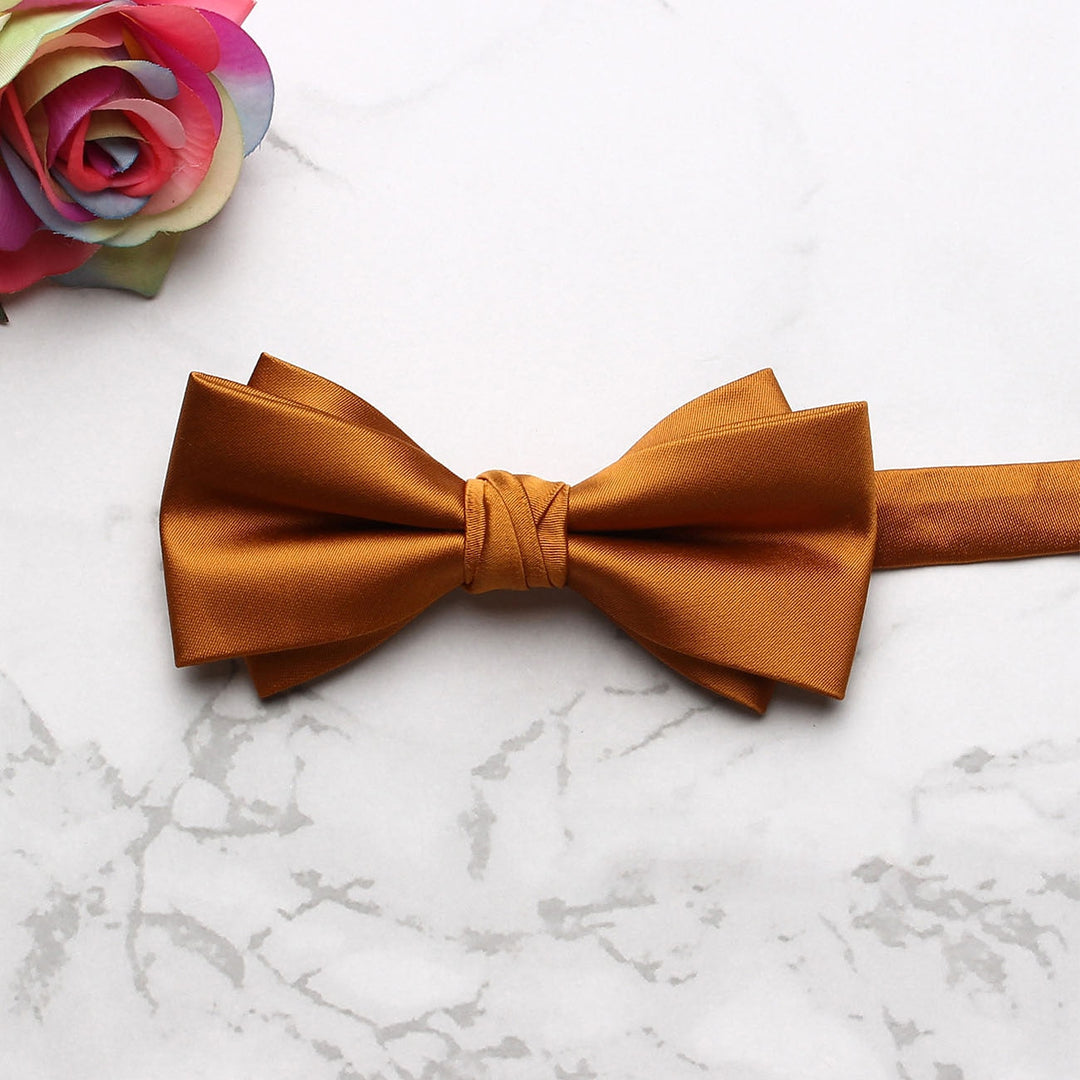 Nœud Papillon De Couleur Unie Pour Homme, Mode Travail Mariage Formel Classique Rétro