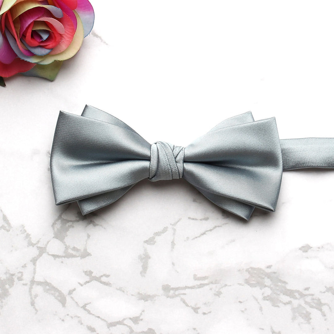 Nœud Papillon De Couleur Unie Pour Homme, Mode Travail Mariage Formel Classique Rétro