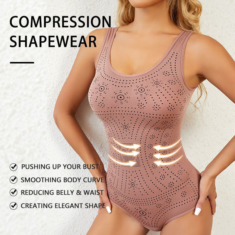 Body Gainant pour Femme, Col Rond, Gilet Sans Manches, Tenue Quotidienne
