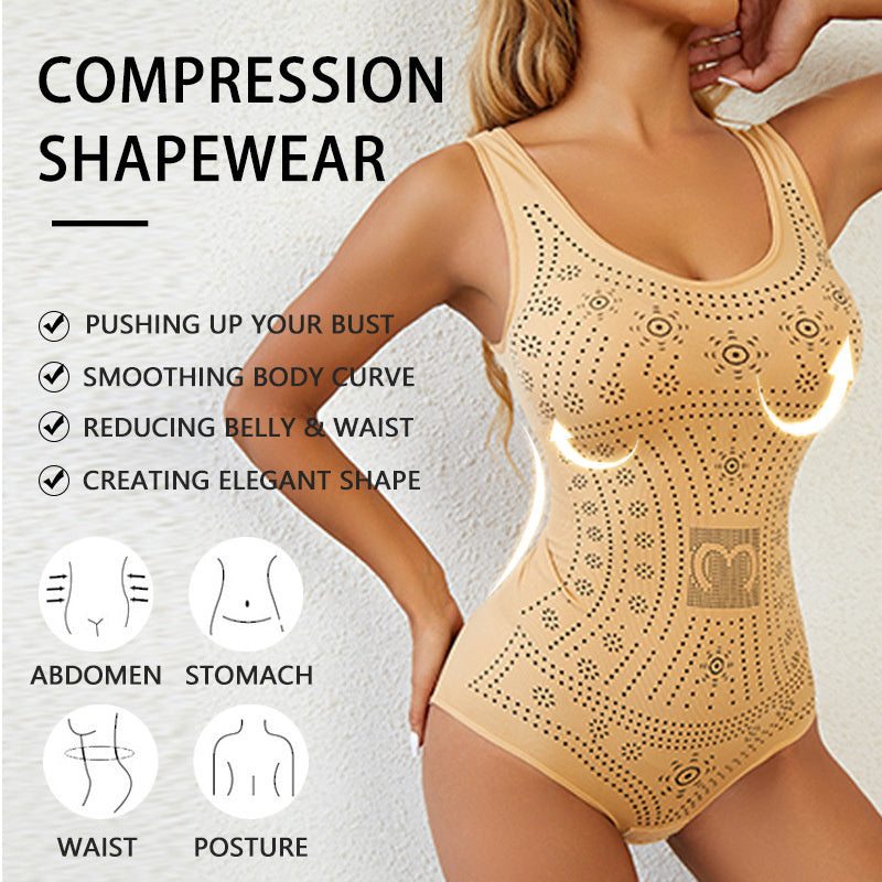 Body Gainant pour Femme, Col Rond, Gilet Sans Manches, Tenue Quotidienne